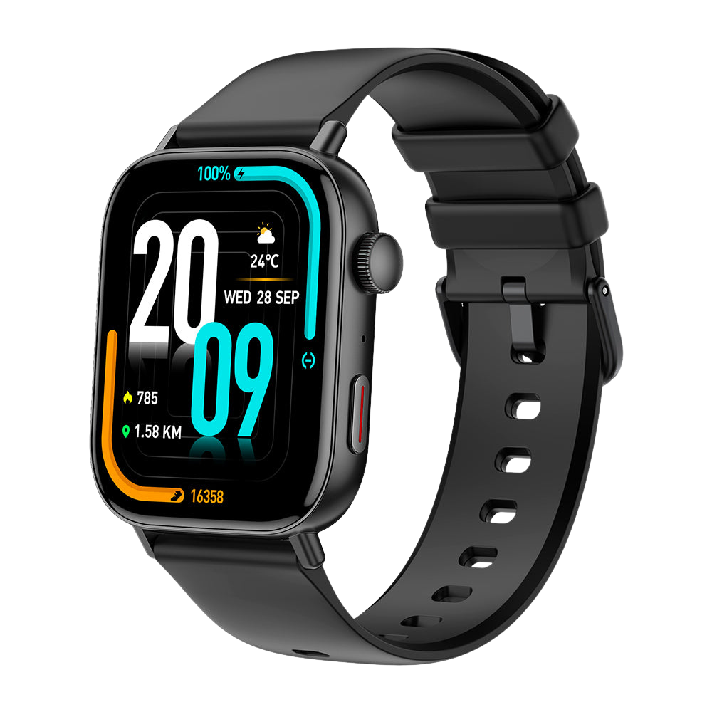 COLMI C8 Max Smartwatch 1.93" Big Touch Screen Smart Watch black color right view